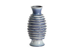 Vase deco Ø20x40,5 cm PREDOSA ceramics blue