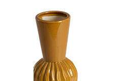 Vase deco Ø13,5x33 cm SUZZARA ceramics cognac