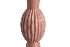 Vase deco Ø13,5x33 cm SUZZARA ceramics old pink
