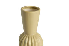 Vase deco Ø13,5x40,5 cm SUZZARA ceramics light olive green