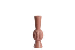 Vase deco Ø13,5x40,5 cm SUZZARA ceramics old pink