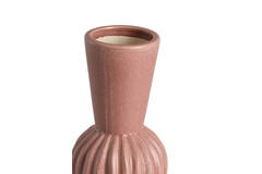 Vase deco Ø13,5x51 cm SUZZARA ceramics old pink