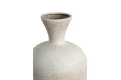 Vase deco Ø25x38,5 cm SULMONA ceramics matt cream