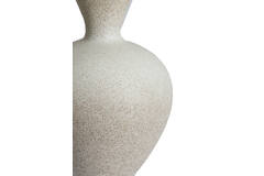 Vase deco Ø25x38,5 cm SULMONA ceramics matt cream