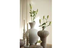 Vase deco Ø31,5x48,5 cm SULMONA ceramics matt cream
