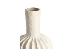 Vase deco Ø27x40,5 cm SENAGO ceramics cream