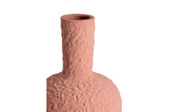 Vase deco Ø27x40 cm SACILE ceramics matt old pink