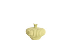 Vase deco 23x22,5x18 cm NEVANO matt green