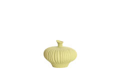 Vase deco 23x22,5x18 cm NEVANO matt green