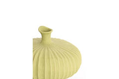 Vase deco 23x22,5x18 cm NEVANO matt green
