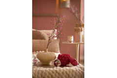 Vase deco 23x22,5x18 cm NEVANO matt peach