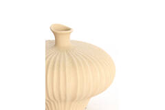 Vase deco 31x29,5x25,5 cm NEVANO matt peach