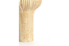 Vase deco Ø23,5x42,5 cm NEVANO cream+orange-brown