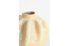 Vase deco Ø23,5x27,5 cm CHIERI ceramics light pink+cream