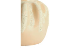 Vase deco Ø23,5x27,5 cm CHIERI ceramics light pink+cream