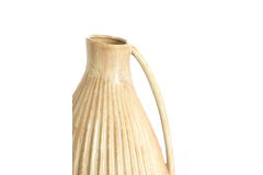 Vase deco 25,5x23x39,5 cm FORLA ceramics cream+orange-brown