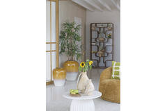 Vase deco 25,5x23x39,5 cm FORLA ceramics cream+orange-brown