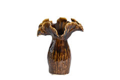 Vase deco 35,5x28x42 cm VIVEIRO ceramics dark brown