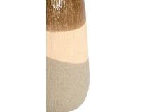 Vase deco Ø12,5x28 cm ZUBIRI ceramics brown+beige+taupe