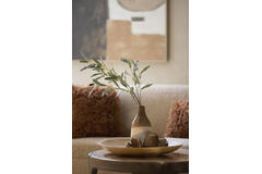 Vase deco Ø12,5x28 cm ZUBIRI ceramics brown+beige+taupe