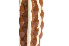 Vase deco Ø15x28 cm ZENELI brown+cream