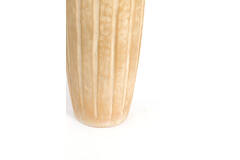 Vase deco Ø22,5x74 cm AYNA ceramics sand+gold