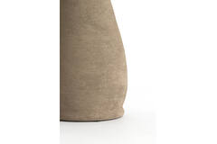 Vase deco Ø13x34 cm YECLA ceramics taupe