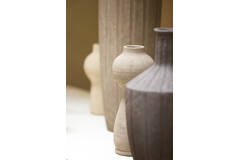 Vase deco Ø13x34 cm YECLA ceramics taupe
