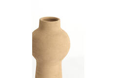 Vase deco Ø13x34 cm YECLA ceramics light peach