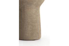 Vase deco Ø13,5x27,5 cm YECLA ceramics taupe