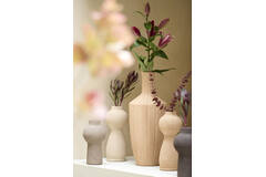Vase deco Ø13,5x27,5 cm YECLA ceramics taupe
