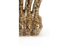 Vase deco 29x13,5x25 cm TUNARI ceramics cream-brown