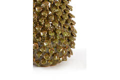Vase deco Ø22x30 cm RUNCU ceramics olive green-brown