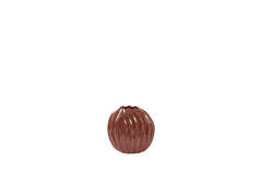Vase deco 25x14x27 cm PODURI ceramics dark pink