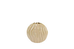 Vase deco 41x20x42 cm PODURI ceramics light brown
