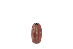 Vase deco 41x20x42 cm PODURI ceramics dark pink