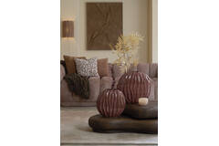 Vase deco 41x20x42 cm PODURI ceramics dark pink