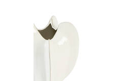 Vase deco Ø31x34 cm TOPITA ceramics white