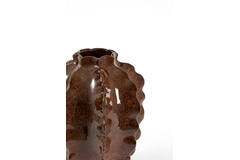 Vase deco Ø32x44 cm AREFU ceramics terra-brown