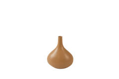 Vase deco 24,5x16,5x30,5 cm LINETA caramel-sand