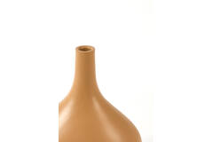 Vase deco 24,5x16,5x30,5 cm LINETA caramel-sand