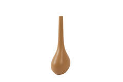 Vase deco 24,5x16,5x55 cm LINETA caramel-sand