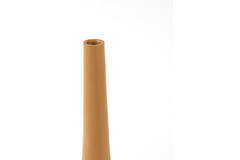 Vase deco 24,5x16,5x55 cm LINETA caramel-sand