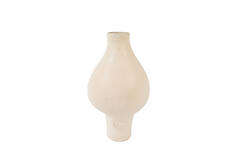 Vase deco Ø24x40,5 cm ZAROTI ceramics cream