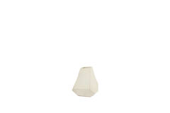 Vase deco 21x16,5x23 cm POVINA ceramics cream