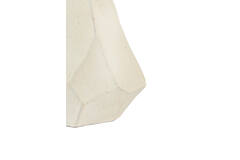 Vase deco 21x16,5x23 cm POVINA ceramics cream