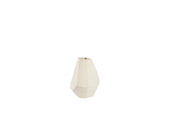 Vase deco 25x21x30,5 cm POVINA ceramics cream