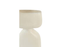 Vase deco 22,5x14x41 cm DAVITO ceramics cream