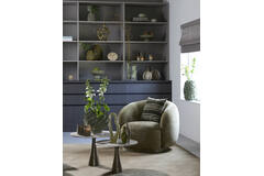Vase deco 22,5x14x41 cm DAVITO ceramics olive green