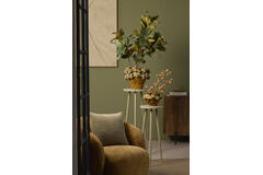 Vase deco 41x37x23,5 cm LOMI ceramic amber-brown+olive green